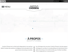 Tablet Screenshot of choiseul.info